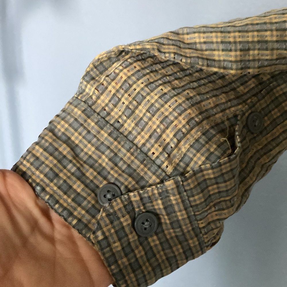 COLUMBIA OMNI-SHADE long sleeve button down men’s shirt. Breathable. Size LG - Picture 4 of 6